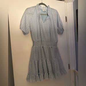 NWT Red Dress light blue dress size Large